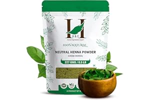 H&C HERBAL INGREDIENTS EXPERT H&C 100% Pure Neutral Henna Powder/Colorless Henna/Senna Powder/Cassia Obovata (227g / (1/2 lb) / 8 ounces) For conditioning your hair without coloring.