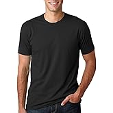 Next Level NL3600 100% Cotton Premium Fitted Short Sleeve Crew Black XX-Large (5 Pack)