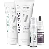 Shapiro MD Hair Growth Experts Women's Regrowth Kit Plus: Shampoo, Conditioner, 2% Minoxidil, Leave-In Foamer. Anti Hair Loss and Thinning Hair Solution for Women, 1 Month