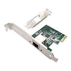 HINYSENO 1 Port RJ-45 10/100/1000Mbps PCI-Express
