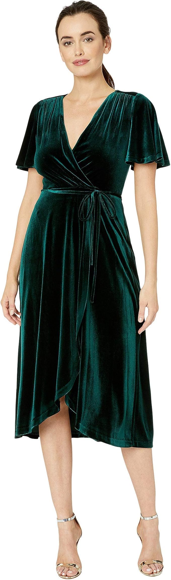 vince camuto velvet gown