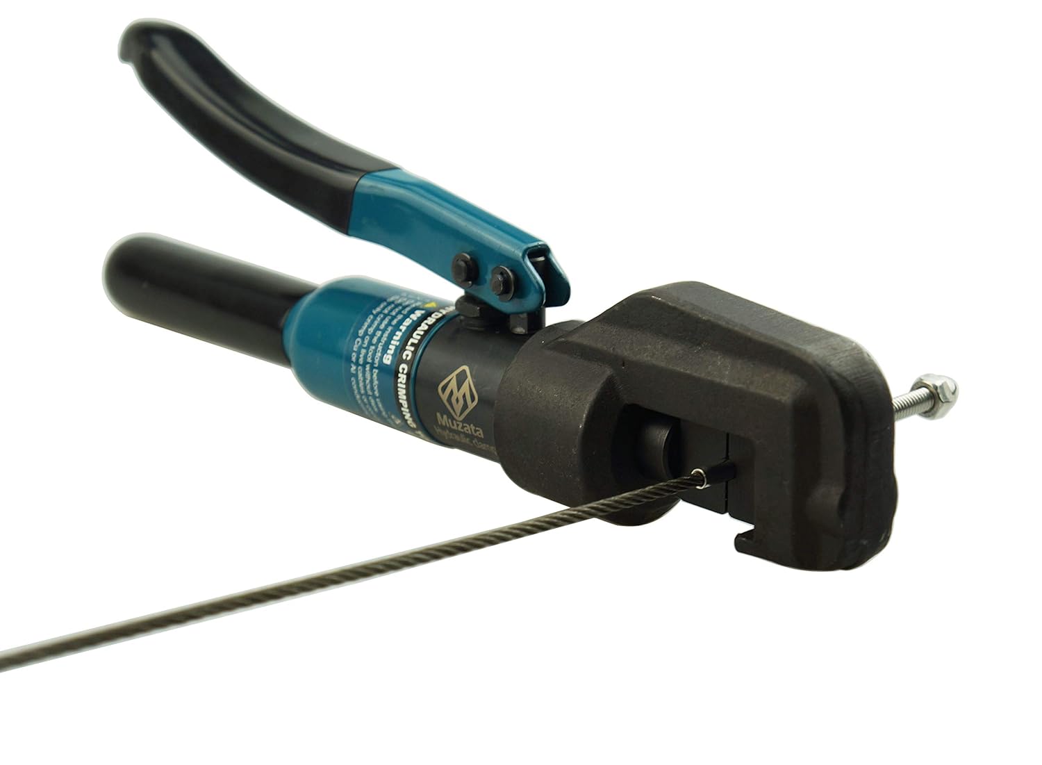 Muzata Custom Hydraulic Hand Crimper Tool for Stainless Steel Cable