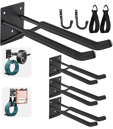 ☆ Garage Hanger LB Ver.4 ZexHok Steel Garage Storage Hooks Wall Tool Organizer, 12.4 Inch