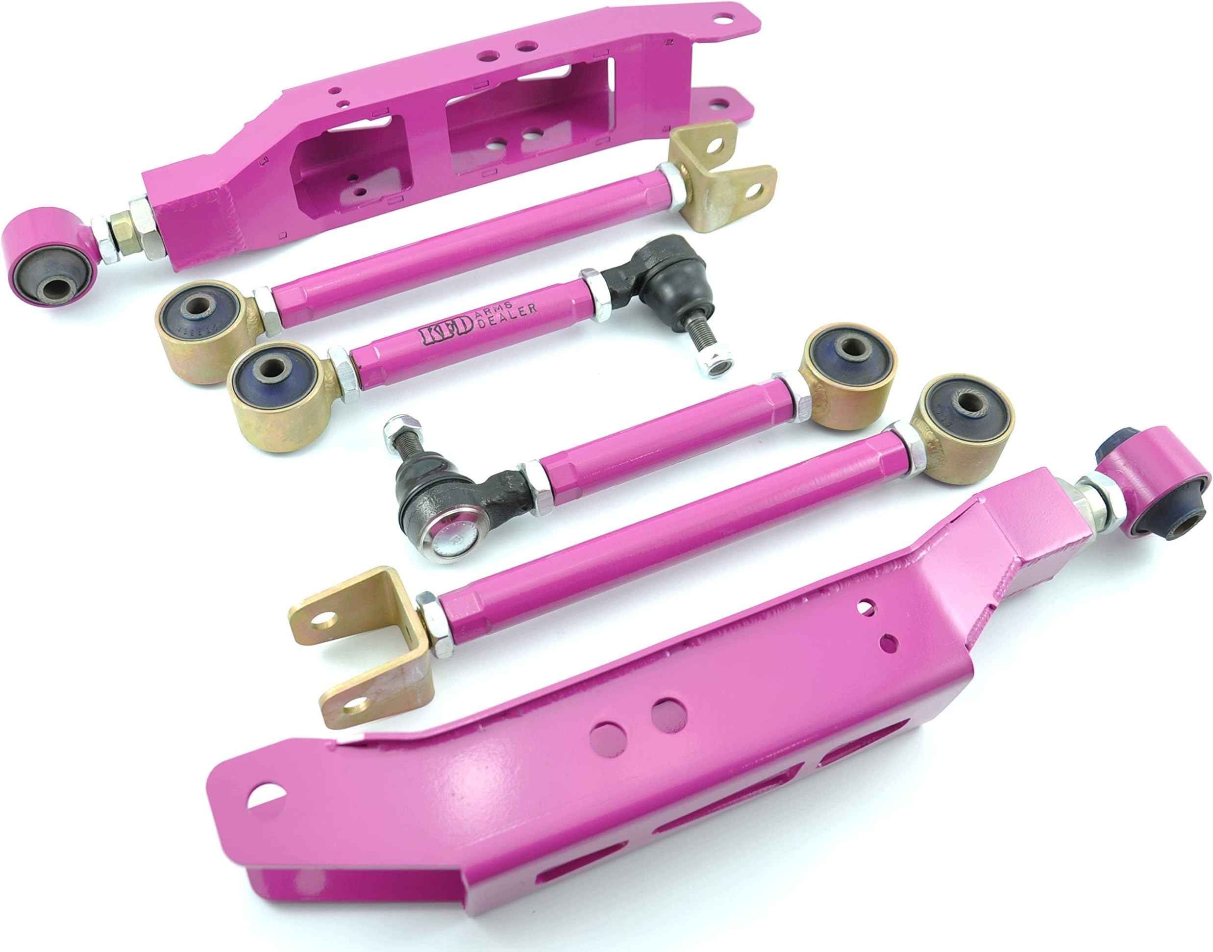 KFD Team A10RS-P/M Rear Arm Kit for suspension adjustable with Rear Lower Control Arm, Toe Arm, Traction Rod for Toyota Altezza (6 items)