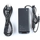 KNACRO AC 100-240V to DC 48V/3A 48V 3A 144W Power Supply Adapter AC Switching Power Transformers Interface 5.5 x 2.5mm Suitable for Routers switches control systems