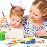 Jiosdo Kids Paint Brushes 19pc Set with Palettes Art Brushes for Children view 5