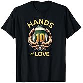 Jordan Love Football Number 10 Quarterback Fan Design T-Shirt