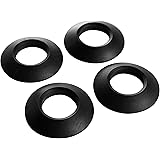 Pelican Set of 4 Universal Kayak Paddle Drip Rings - Perfect for Kayak and Canoe Paddles - PS1892 (Set of 4), Black