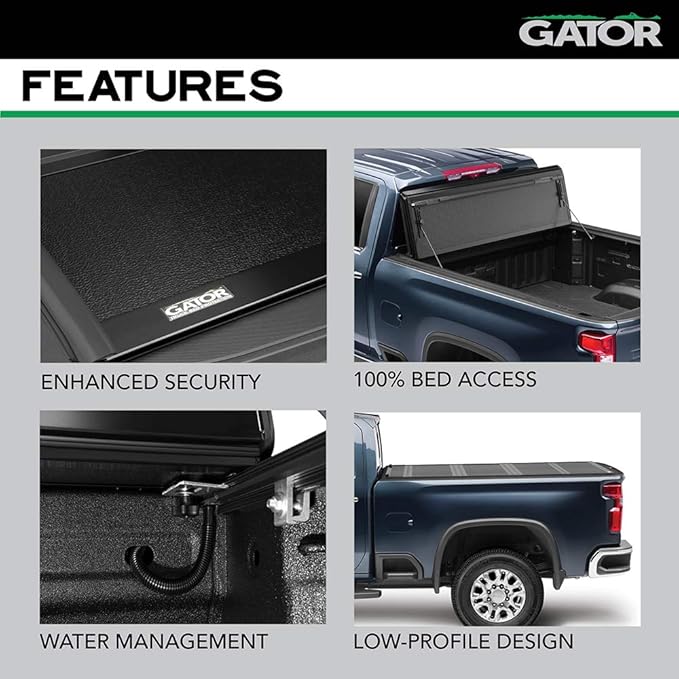 Amazon Com Gator Fx Hard Quad Fold Truck Bed Tonneau Cover 8828126 Fits 2015 2020 Gm Colorado Canyon 5 Bed Made In The Usa Automotive