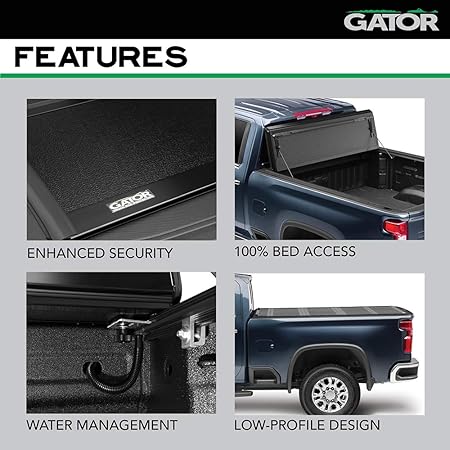 Amazon Com Gator Fx Hard Quad Fold Truck Bed Tonneau Cover 8828409 Fits 2007 2020 Toyota Tundra W Out Track System 5 5 Bed Made In The Usa Automotive