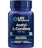 Amazon.com: Life Extension Creatine Acetyl-L-Carnitine Energy Plus, Energy  Support Supplement, creatine monohydrate, Acetyl-L-carnitine, Gluten-Free,  Non-GMO, Vegetarian, 30 Servings : Health & Household