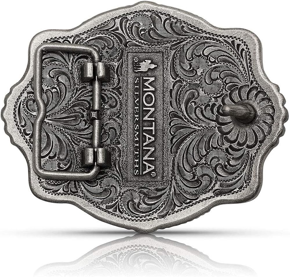 Montana Silversmiths Southwest Collection Attitude Western Belt Buckle (Part of the Whole Scorpion): Clothing