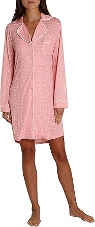 button up pajama dress