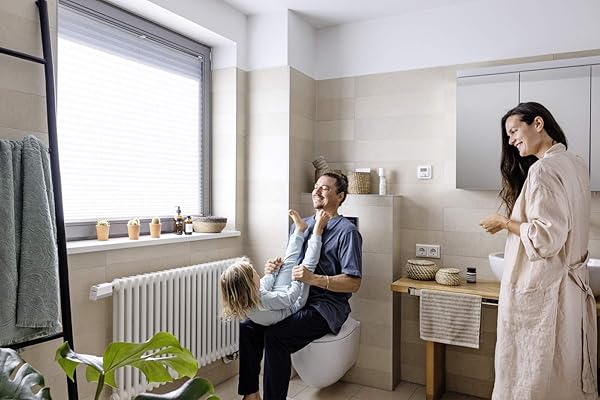 Bosch Smart Home Set inicial para clima interior con funcionamiento mediante aplicacin compatible con el asistente de Google Alexa y HomeKit de Apple