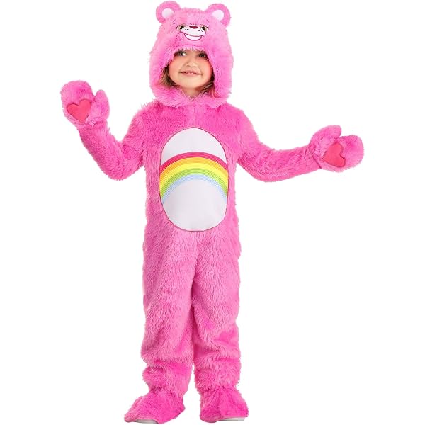Kids Care Bears Classic Funshine Bear Costume - Large Size, Soft Plush Material, Dress-Up Role Play - View #3