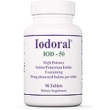 Optimox Iodoral 50 mg - Original High Potency Lugol Solution Iodine Nutritional Supplement - Energy and Thyroid Support - 90 