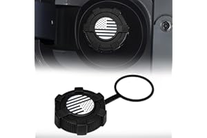 BESTAOO Fuel Filler Cover, Capless Gas Cap, Fuel Tank Dust Cover Compatible With 2021-2025 Ford Bronco, GMC, Chevrolet, Buick, Cadillac, Dirt, Waterproof & Dust, US Flag