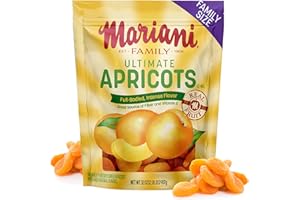 MARIANI PREMIUM Mariani Ultimate Dried Apricots - 32oz Bulk Family Value Size, Dried Fruit, No Sugar Added, Non-GMO, Gluten-Free, Resealable Pouch, Great for Snacking & Baking, Soft & Sweet Mediterranean Dry Apricots
