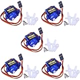 Longruner SG90 Micro Servo Motor 9G RC Robot Helicopter Airplane Boat Controls KY66 (KY66-5)