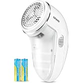 OFOND Lint Remover for Clothes,Fabric Shaver with Battery,Sweater Defuzzer | Quick and Easy Remove Pills,Lint Balls,Fuzz of Clothing Pants Socks Couch Pillows Blankets, Portable Lint Shaver
