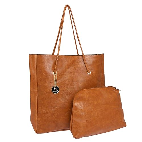 Fur Jaden Ladies Tote Bag Handbag for Women with Sling Pouch