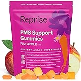 PMS Support Gummies for Women | Hormone Balance, Healthy Cycle | Relaxes Body, Reduces Cramps | Boosts Mood, Energy| Dong Quai, Peony Root, Licorice Root, Chamomile | Low Sugar Chews, 60 Gummies