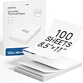POLONO D810 Thermal Printer Paper 8.5 x 11 Inch, Advanced Thermal Printing, US Letter Size Thermal Paper Compatible with D810