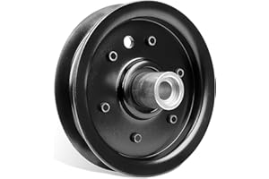 UP2WIN 604219 Flat Idler Pulley Compatible with Hustler Dash 34" 42" Raptor 36" 42" 52" 54" Mower Deck, 126123 Idler Pulley Compatible with 939223 938498 938977 933614 934802, Replaces Rotary 15211