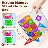 Kaysaitoy Mini Magnetic Tiles 42 PCS Travel Set for Kids 3+ view 5