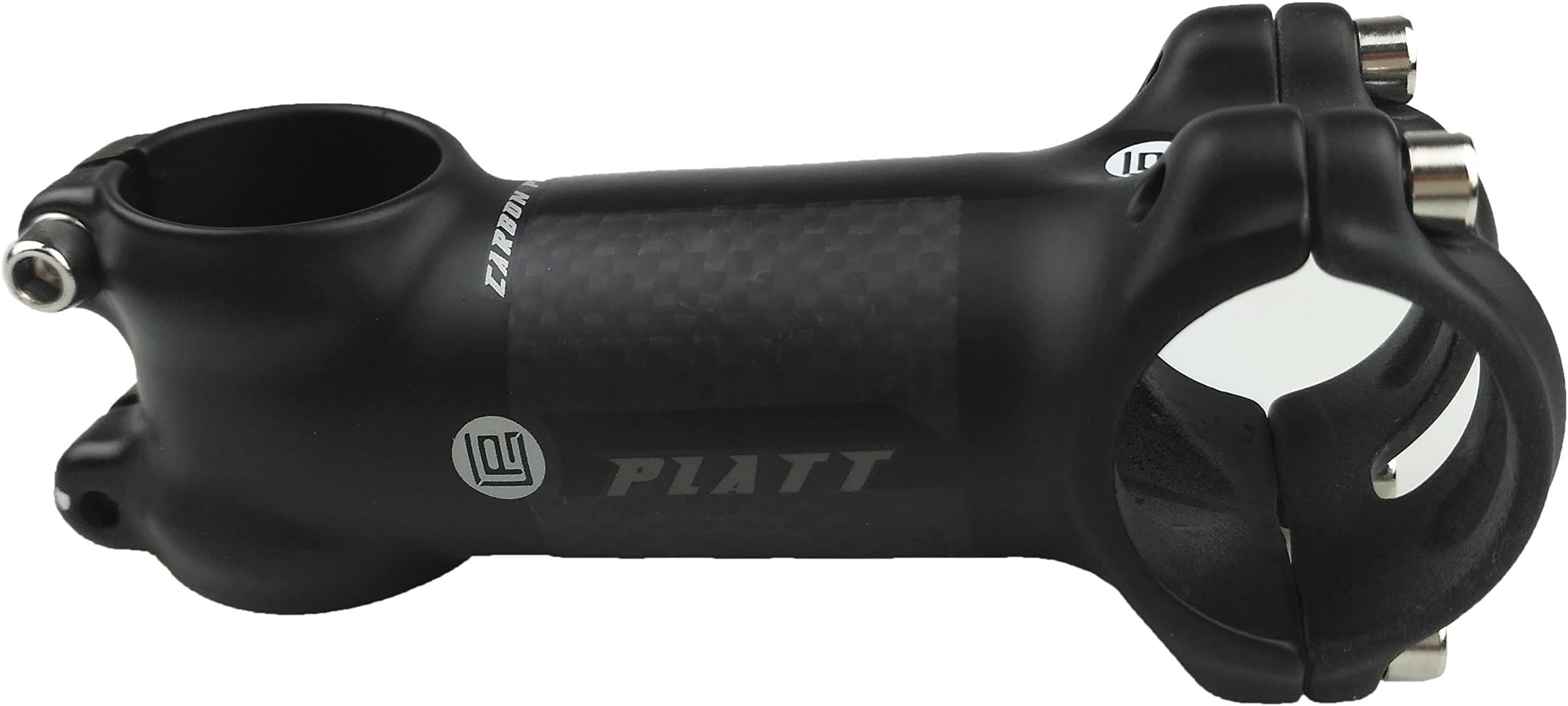 PLATT Bicycle Stem 31.8 mm 6 Degree, Carbon Fiber Sheath Short Handlebar Stem Mountain Bike Stem Suitable for Road Bike, MTB, BMX,Cycling, UD Matte