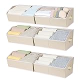 Easortm Closet Storage Bins, Large Trapezoid