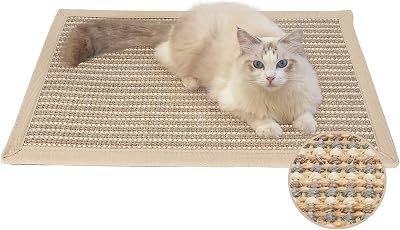 FUKUMARU Cat Scratcher Mat 40x60 cm Natural Sisal Cream