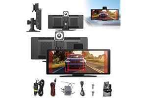 2024 New Cartablet Pro Max,Cartablet Pro Max,10.26" HD IPS for Carplay Car Tablet with Wireless 4k Dash Cam/1080p Backup Came