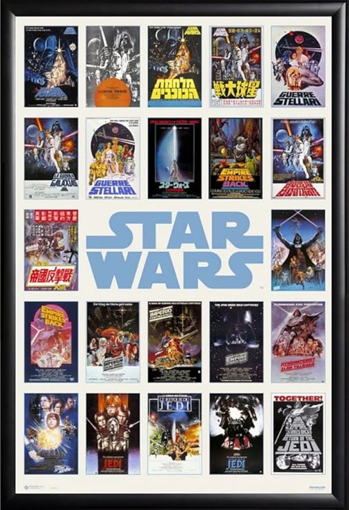 star wars collage poster