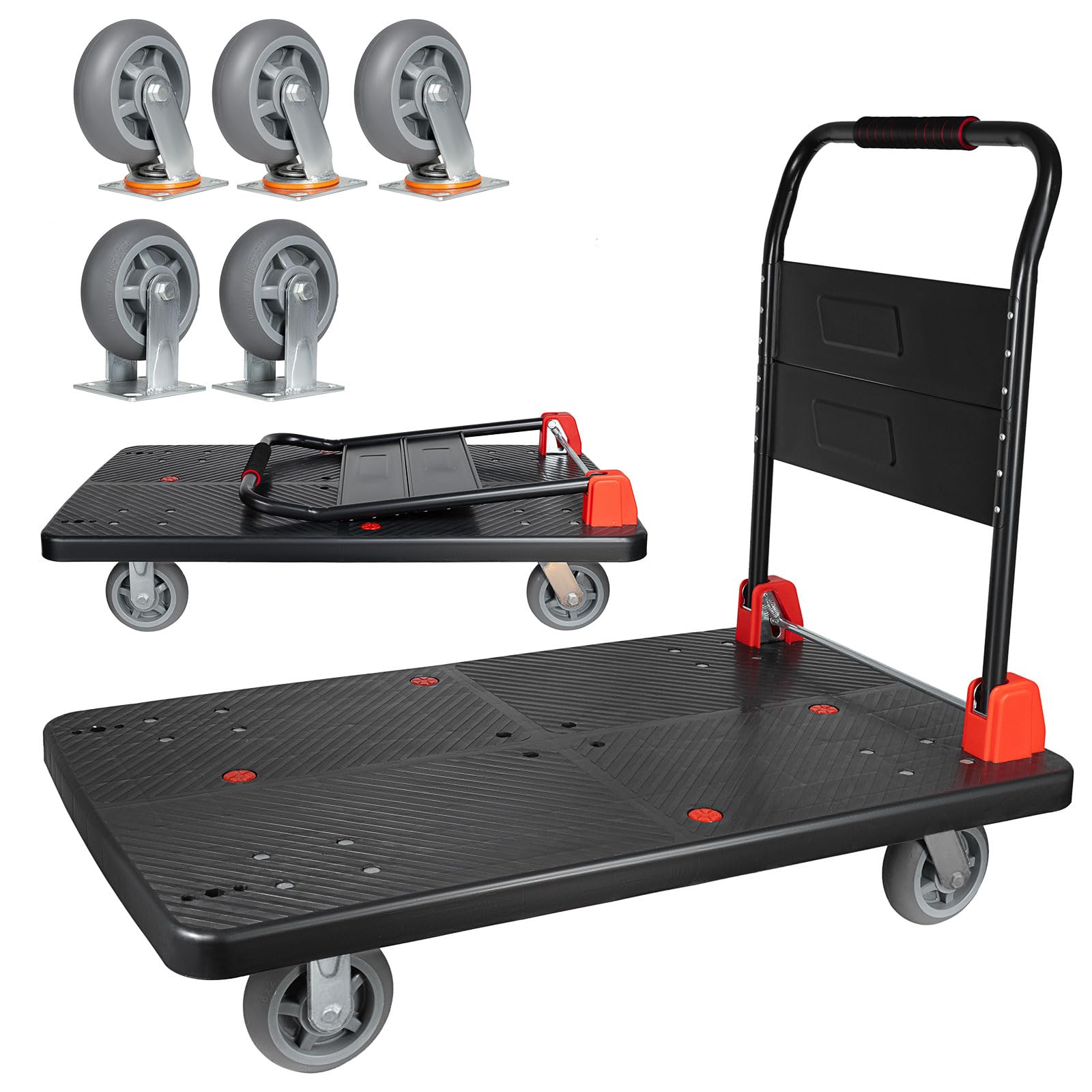 Mua Platform Truck Cart 2000 LBS Capacity, Heavy Duty Platform Truck