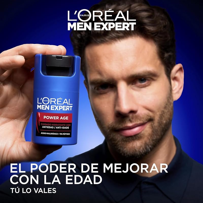 L'Oréal Paris Men Expert Power Age Rutina con Crema+Serúm Concentrado