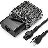 QIOUZW 65W USB C Slim Laptop Charger Compatible with HP Laptop Charger HP Spectre X360 Elitebook Envy Omnibook Chromebook Elite ProBook Zbook Fast Charing Type C AC Adapter Power Cord Supply
