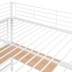 BIADNBZ Full Loft Bed with Built-in L-Shape