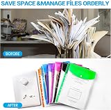 TOOELMON A4 Punched Pockets Wallets 12 Pack Plastic Document Files view 6