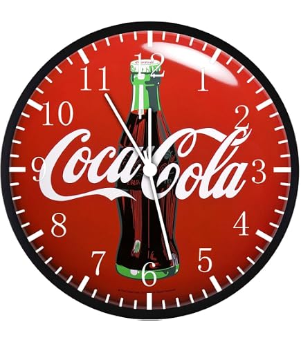 Amazon.com: Coca Cola Bottle Round Vintage Red Button Logo 12 x 12