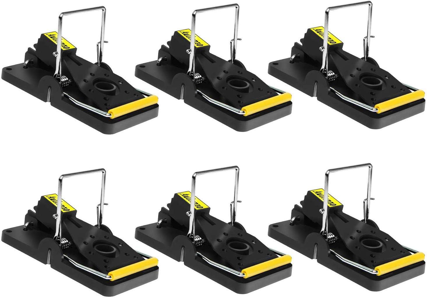 Authenzo Mouse Trap SX-5006 Mice Trap That Work Human Power Mouse Killer Mouse Catcher Quick Effective Sanitary Safe for Families and Pet 6 Pack : Garden & Outdoor