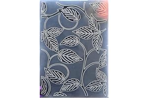 Kwan Crafts Leaves Plastic Embossing Folders for Card Making Scrapbooking and Other Paper Crafts