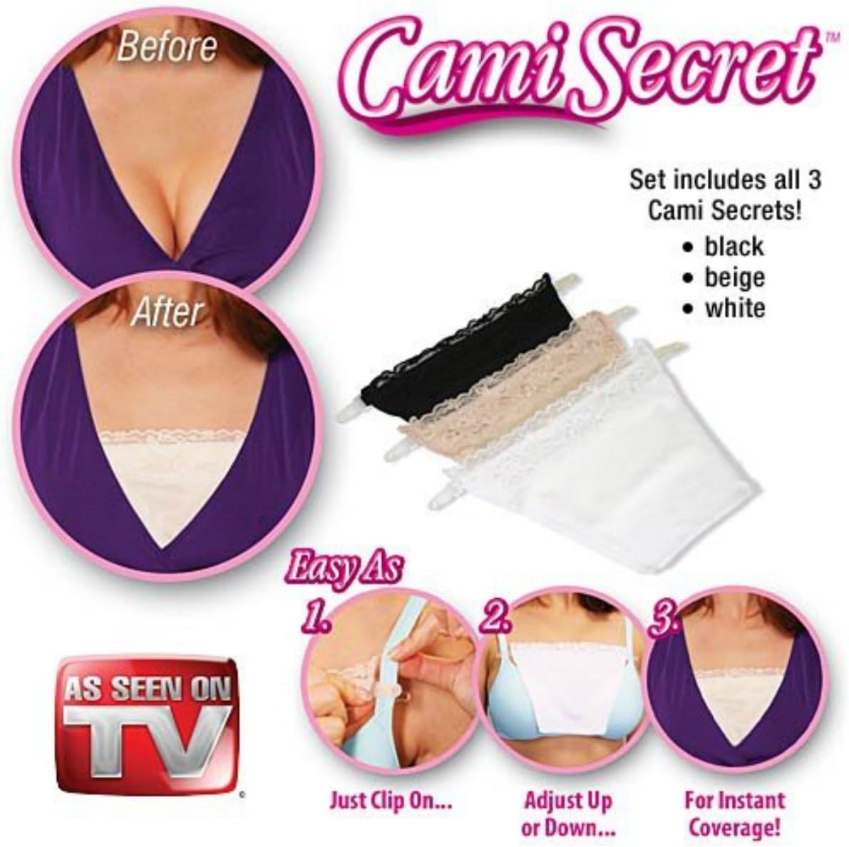 Cami Secret Clip On Mock Camisoles 