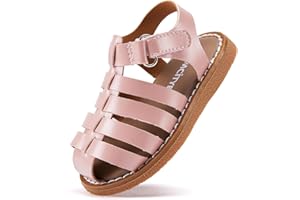 BMCiTYBM Baby Boy Girl Closed Toe Sandals Infant Summer First Walking Shoes Non-Slip Fisherman Sandals 6 9 12 18 24 Months