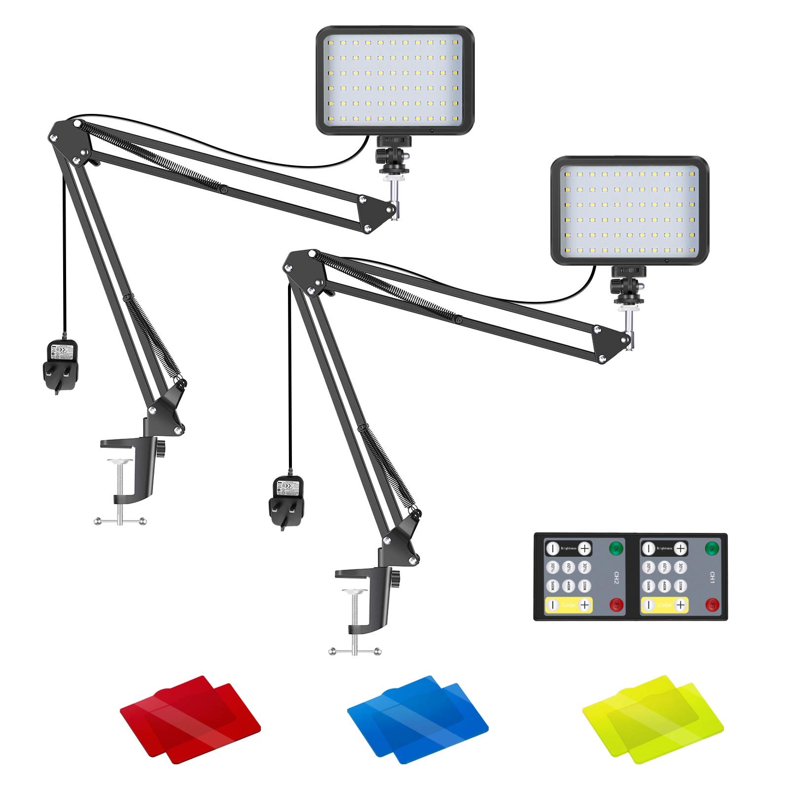 Buy Neewer 2Pack Conference Lighting Kit with Remote Control for Zoom