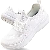 ZYEN Wide Toe Box Shoes Women Non-Slip Ultra Light Running Sneakers Extra Wide Feet Arch Support Walking Shoes Tennis Diabetes Breathable Gym Workouts 6-12