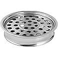 Communion Ware | Communion Tray | Holy Stackable Cup Tray for Churches | Communion Supplies | Portable Communion Tray with 40 Holes Disk | Stainless Steel - Shiny (Silver) Finish