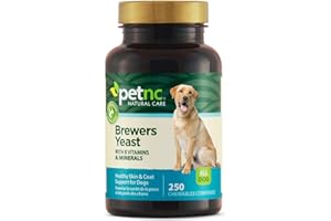 PetNC Natural Care Brewers Yeast Chewables for Dogs, 250 Count
