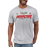 Junk Food Men's Nascar Racing Logo-Officially Licensed Adult Short Sleeve Fan Tee Women