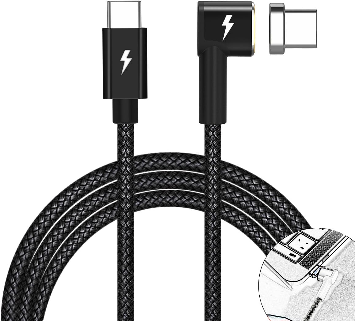 Magnetic Type C Cable for Macbook Pro for New Ipad Pro Black (Not for data)